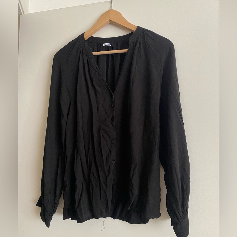 Old navy black button down